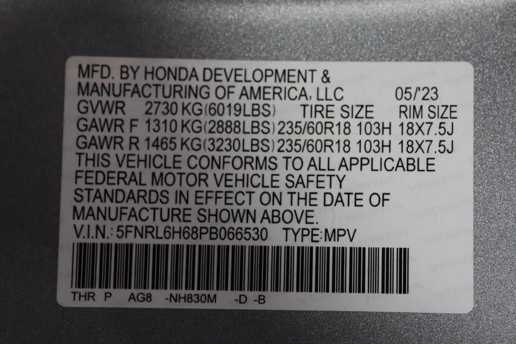 Used 2023 Lunar Silver Metallic Honda EX-L image 30