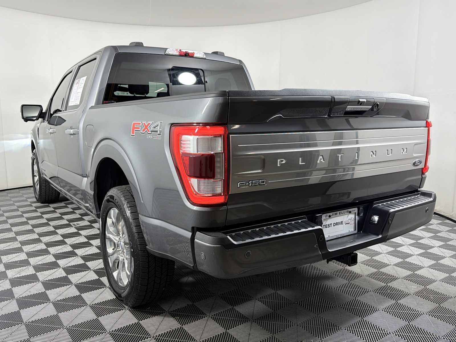 Used 2021 Carbonized Gray Metallic Ford Platinum image 4