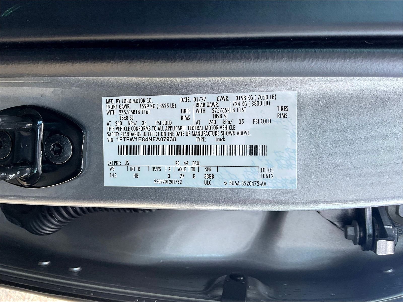 Used 2022 Silver Ford Lariat image 21