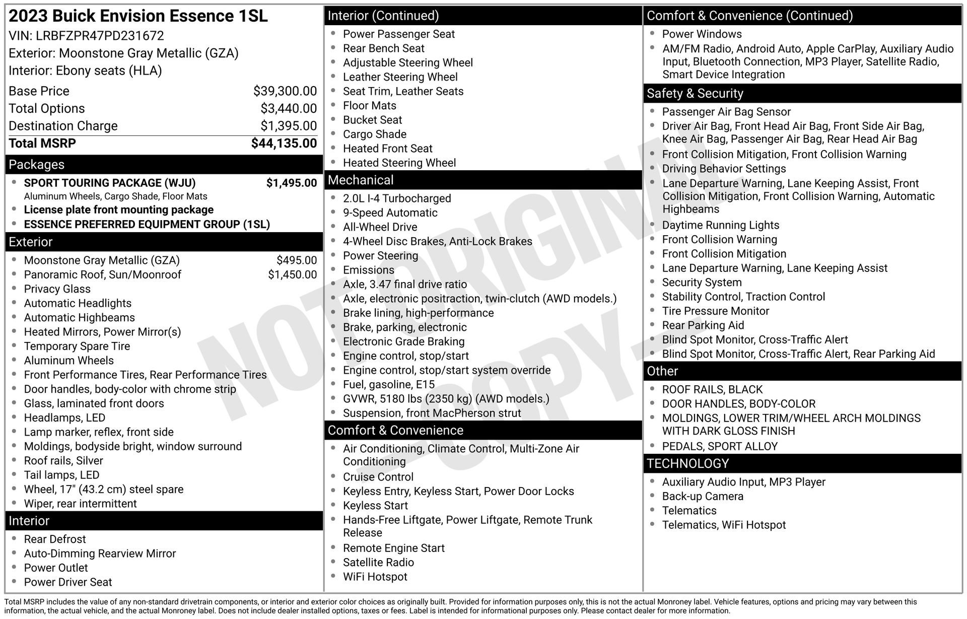 2023 BUICK ENVISION - Image 3