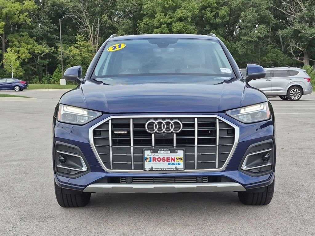 Used 2021 Blue Audi 45 Premium Plus image 2