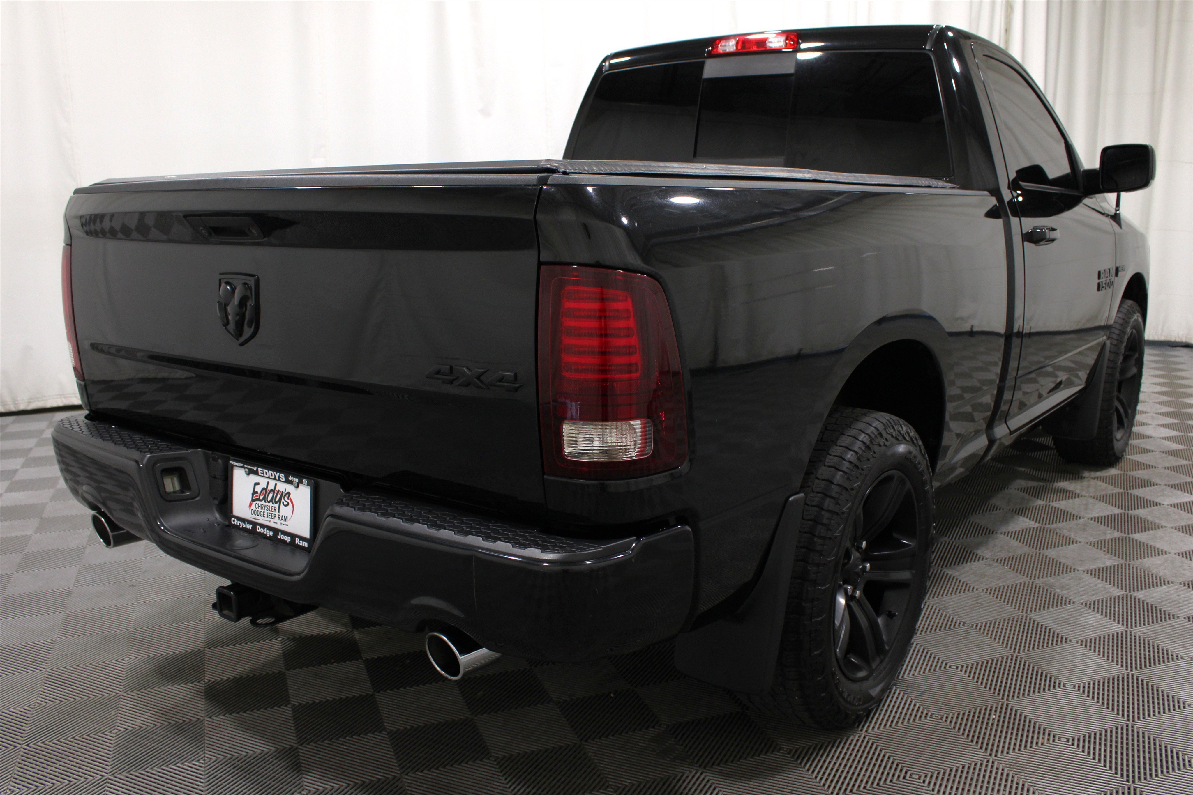 Used 2017 Brilliant Black Crystal Pearlcoat Ram Sport image 24