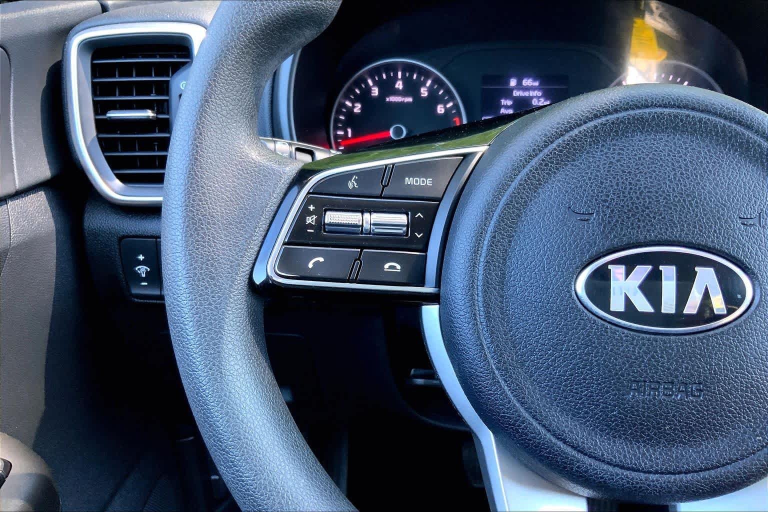 Used 2021 Black Cherry Kia LX image 24