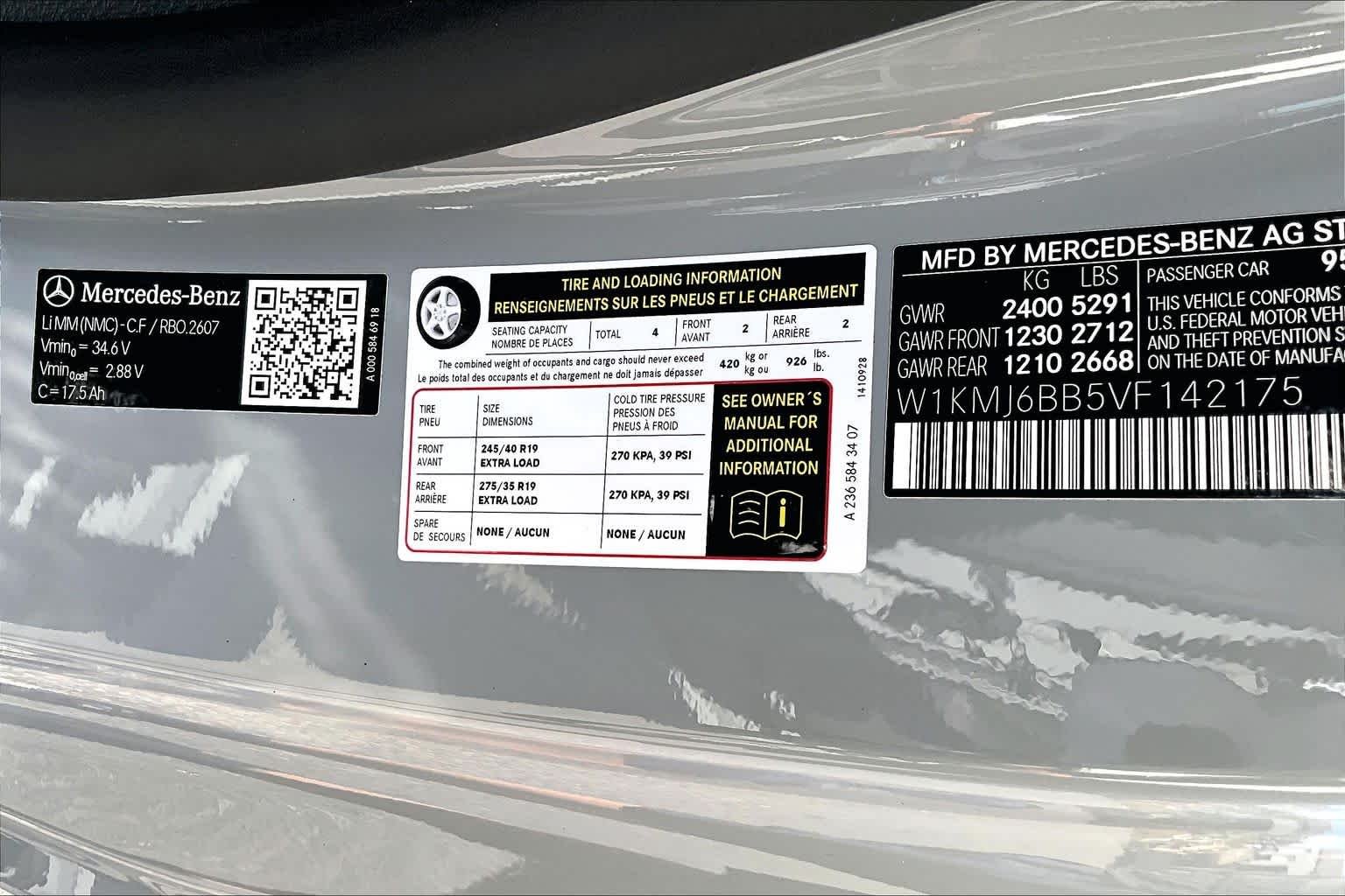 New 2027 MANUFAKTUR Alpine Grey Mercedes-Benz CLE 450 image 11