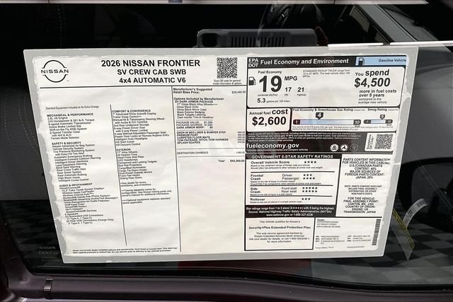 New 2026 Boulder Gray Nissan SV image 40
