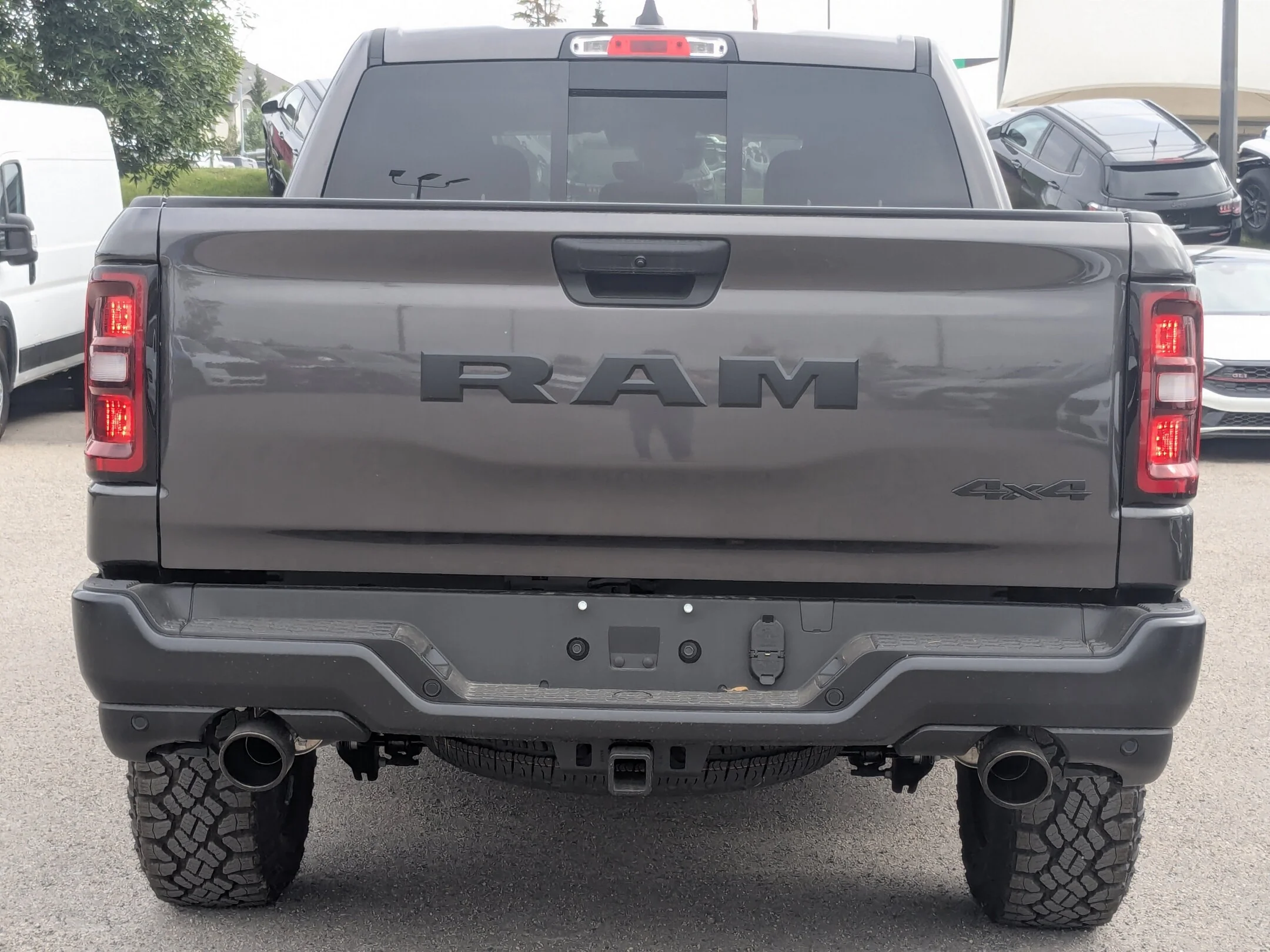 New 2026 Grey RAM Warlock - - E-Locker Axle - 18 Black Wheels - Skid Plates - Perf-Tuned Shocks & More! image 7