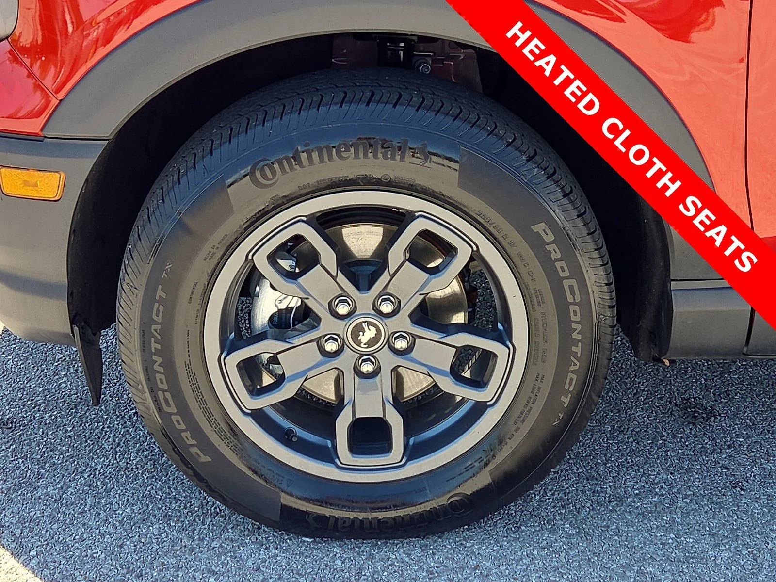 Used 2024 Hot Pepper Red Metallic Tinted Clearcoat Ford Big Bend image 7