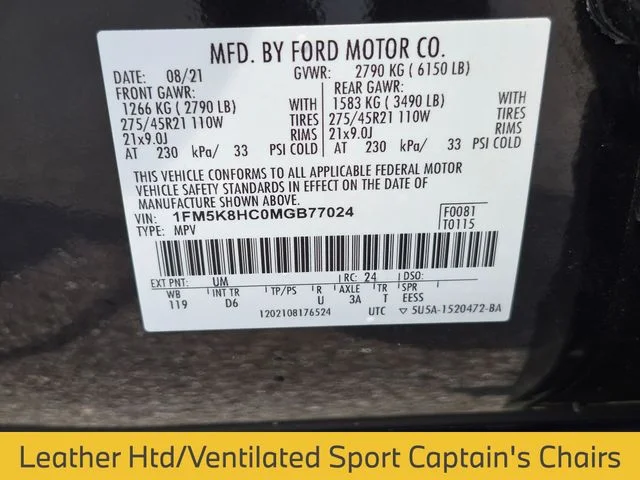 Used 2021 Black Ford Platinum image 30