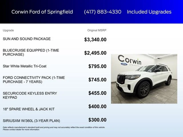 New 2026 Star White Metallic Tri-Coat Ford ST image 5
