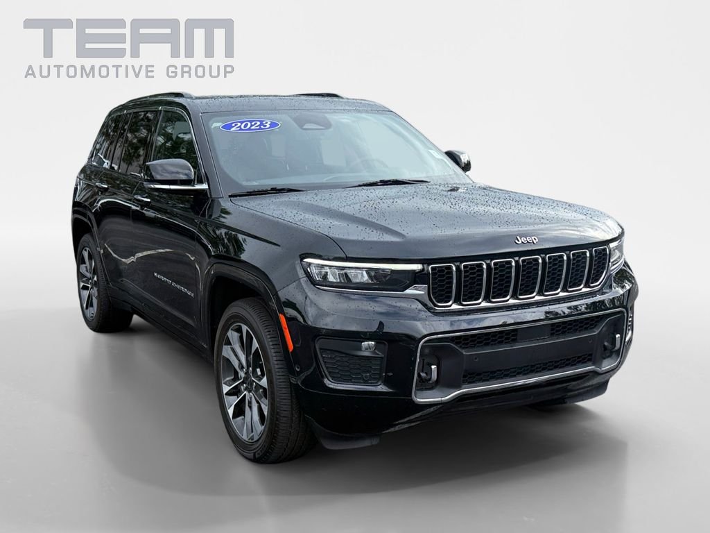 Certified Used 2023 Black Jeep Overland image 1