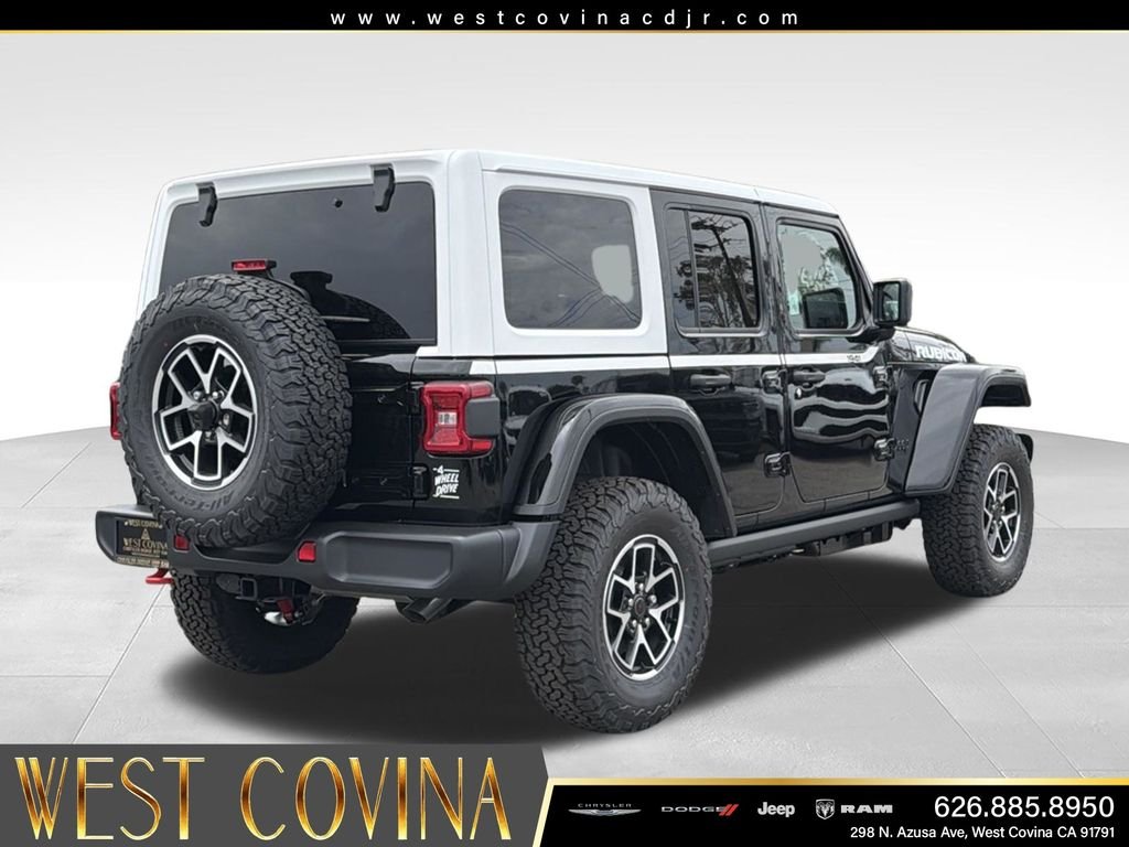 New 2026 Black Clear-Coat Exterior Paint Jeep Rubicon image 7