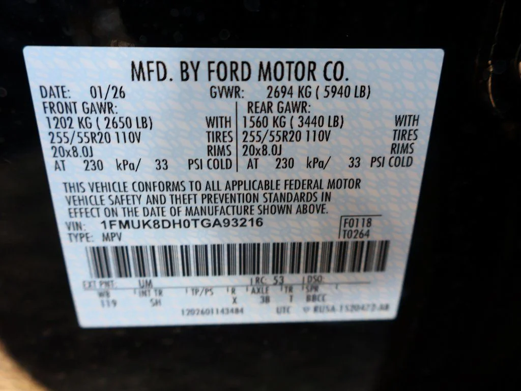 New 2026 Agate Black Metallic Ford Active image 42