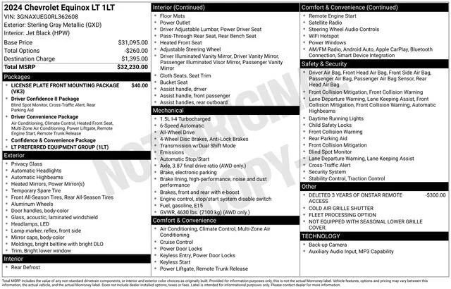 Used 2024 Sterling Gray Metallic Chevrolet LT image 5