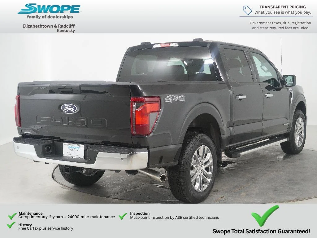 New 2026 Agate Black Metallic Ford XLT image 4