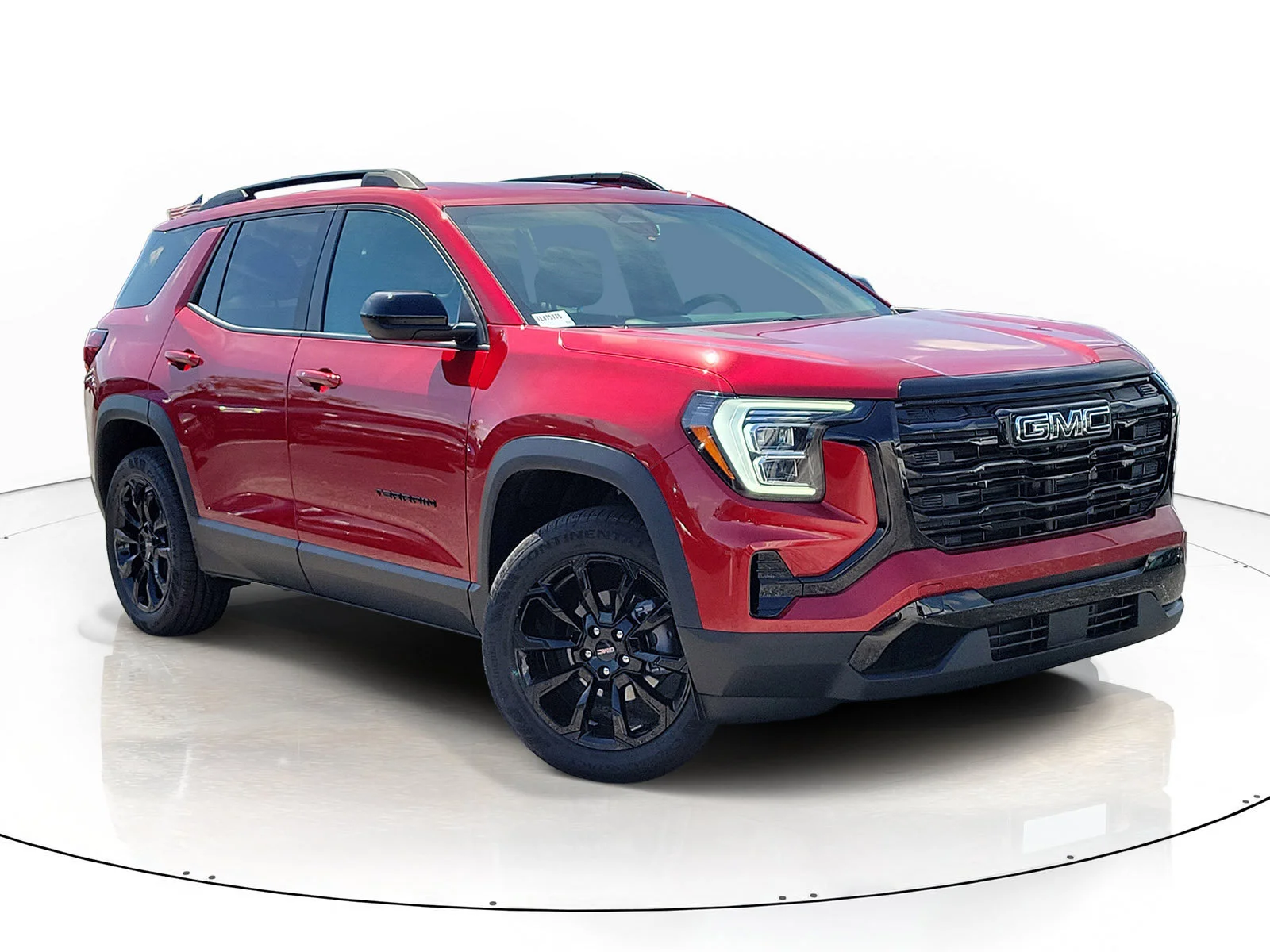 Used 2026 Volcanic Red Tintcoat GMC FWD Elevation image 1