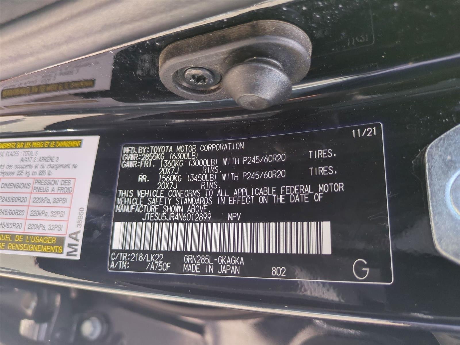 Used 2022 Midnight Black Metallic Toyota TRD Sport image 39