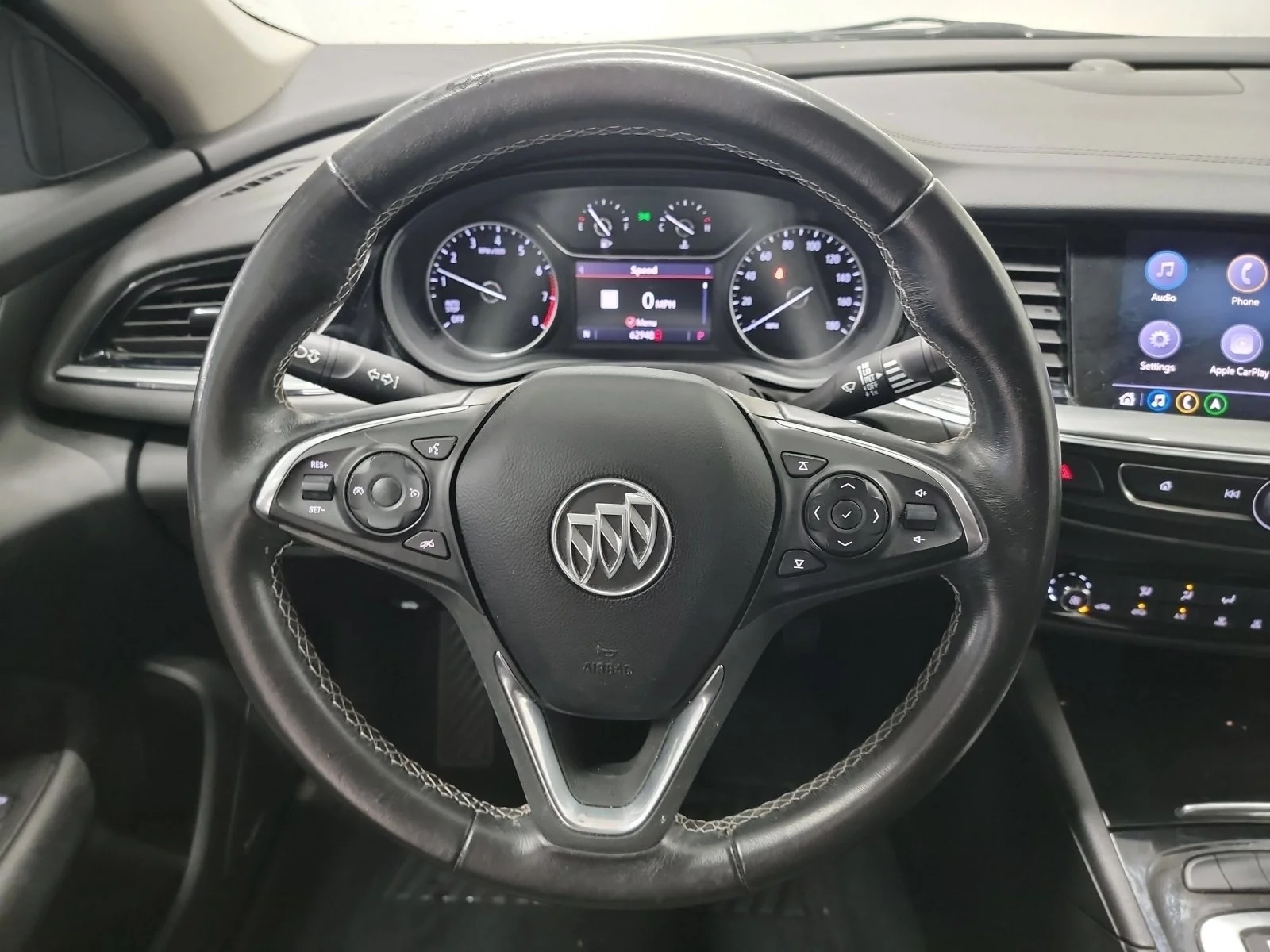 Used 2019 White Frost Tricoat Buick Preferred image 16
