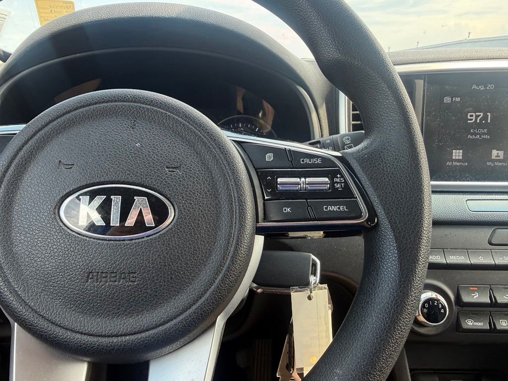 Used 2021 White Kia LX image 10