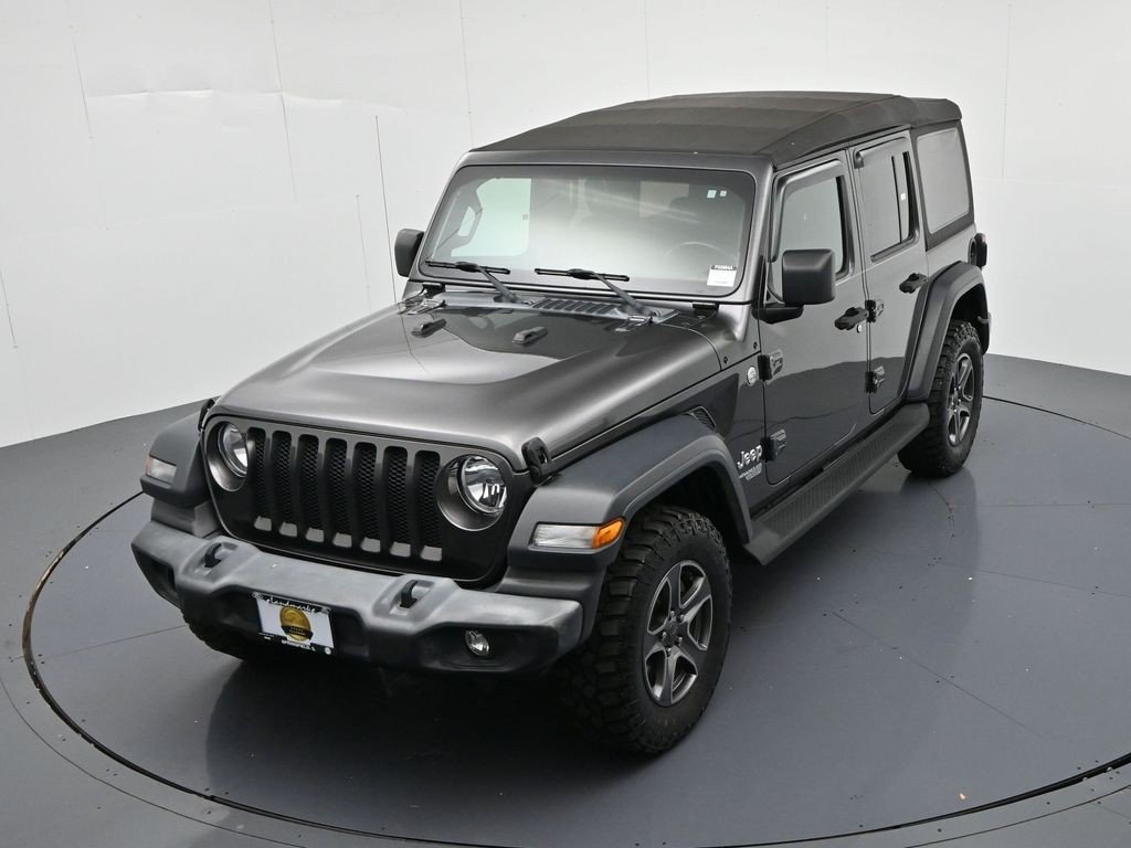 Used 2018 Crystal Metallic Jeep Unlimited Sport S image 16
