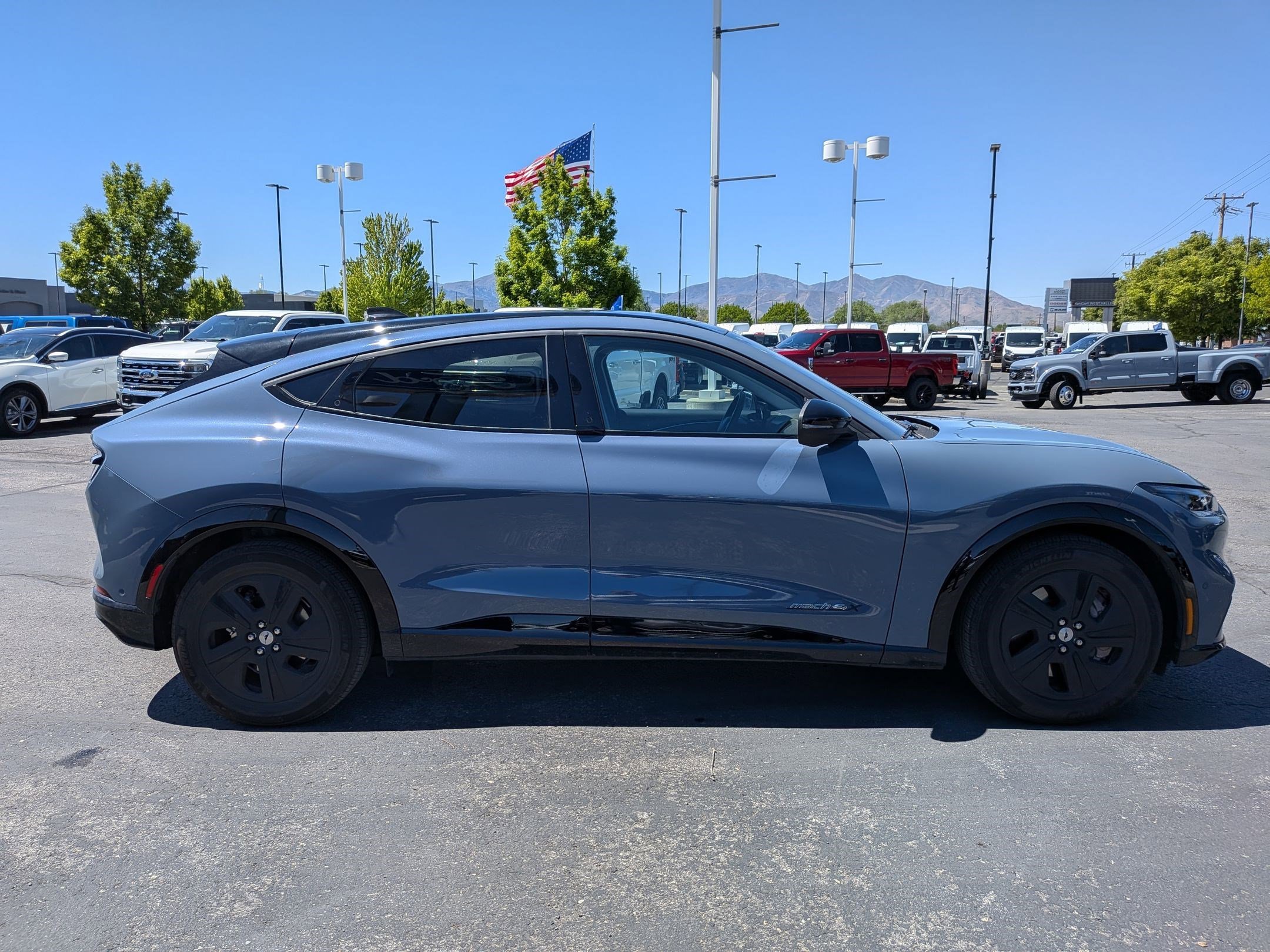 Certified 2023 Ford Mustang Mach-E California Route 1 AWD with VIN 3FMTK2SU2PMA99975 for sale in West Valley City, UT