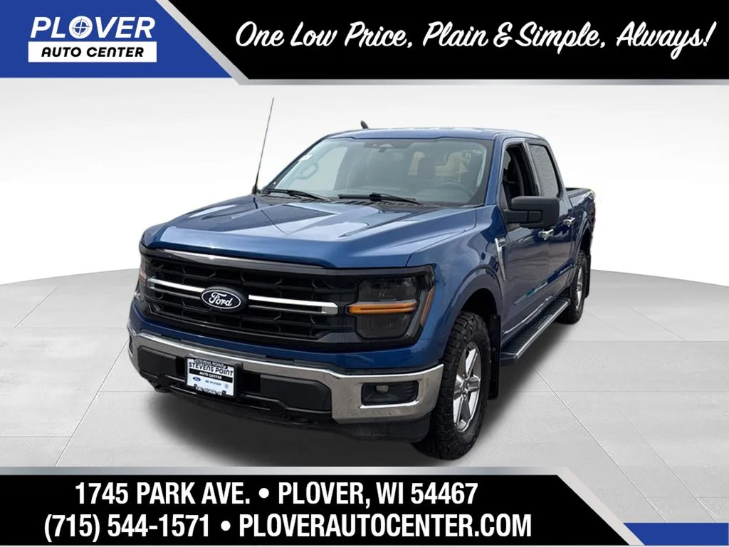 Used 2024 Atlas Blue Metallic Ford XLT image 1