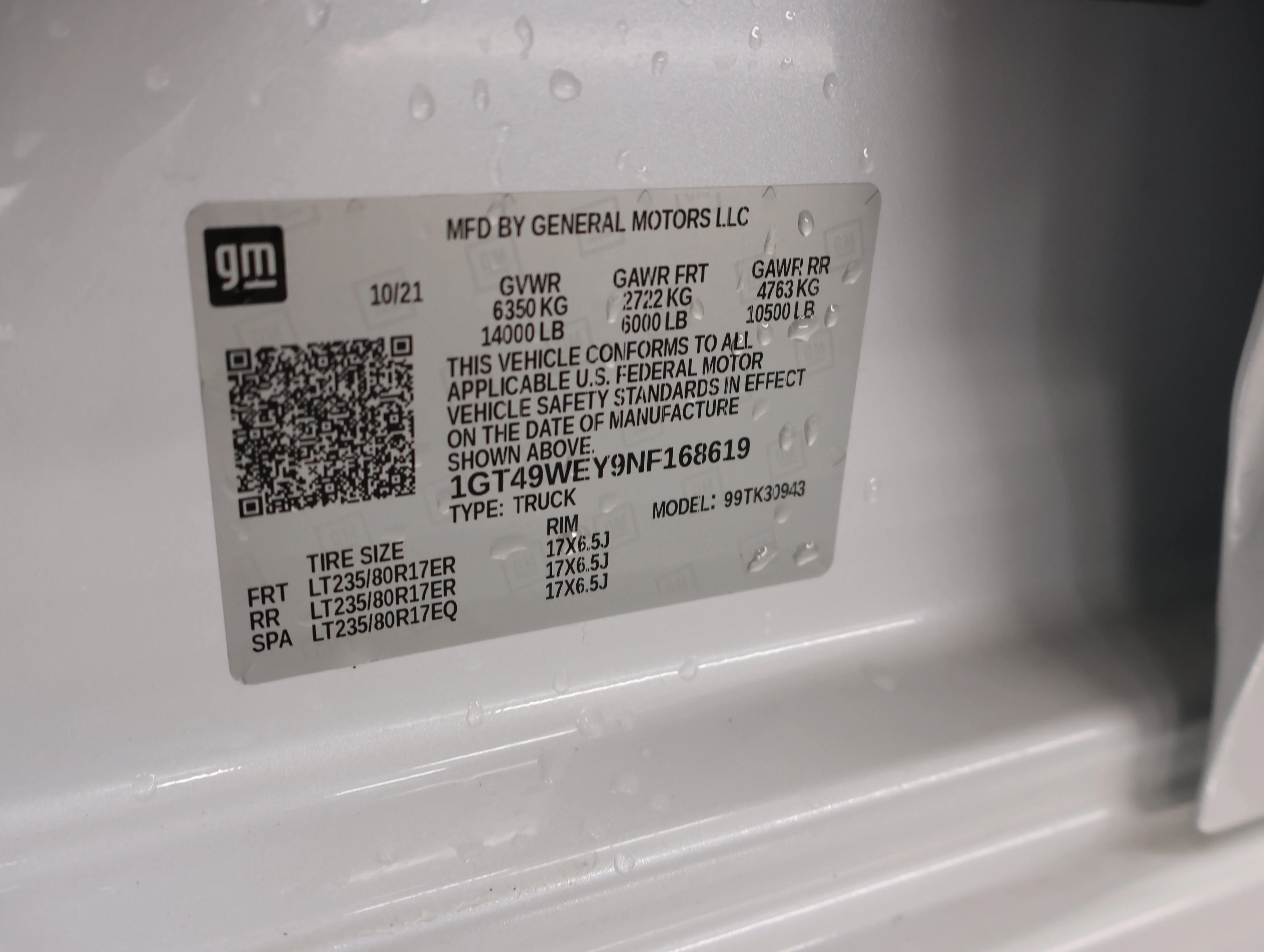 Used 2022 White Frost Tricoat GMC Denali image 86