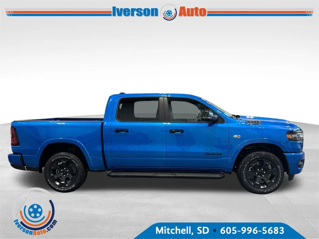 New 2026 Hydro Blue Pearl-Coat Exterior Paint RAM Big Horn/Lone Star image 8