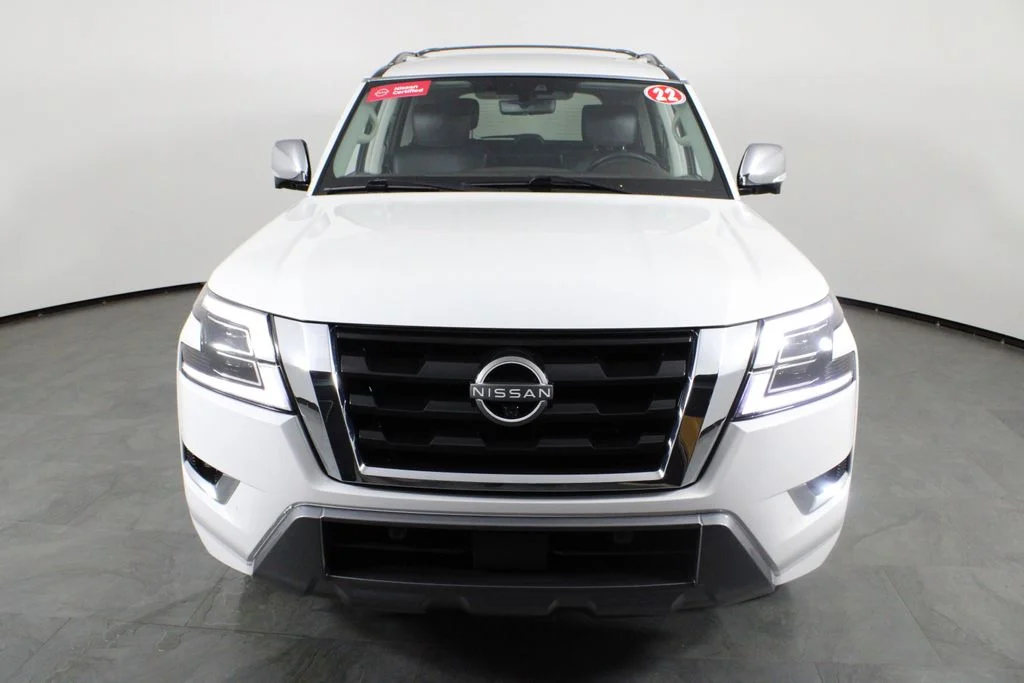 Certified Used 2022 White Nissan Platinum image 13