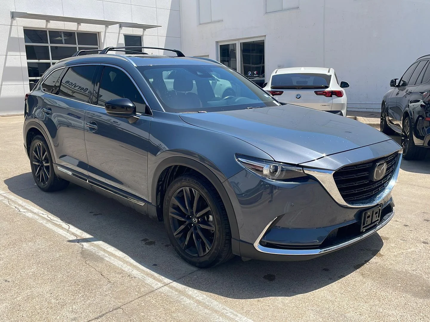 Used 2022 Polymetal Gray Metallic Mazda Carbon Edition image 2