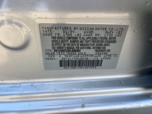 Used 2024 Silver Nissan 1.6 SV image 13
