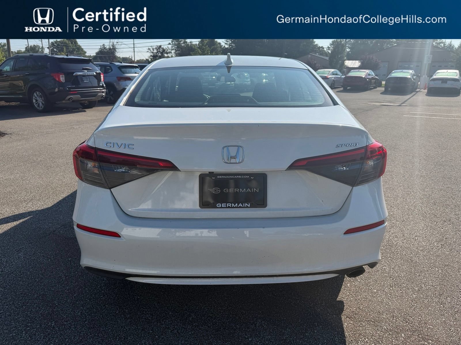Certified Used 2024 Platinum White Pearl Honda 2.0L 4D SPORT image 32