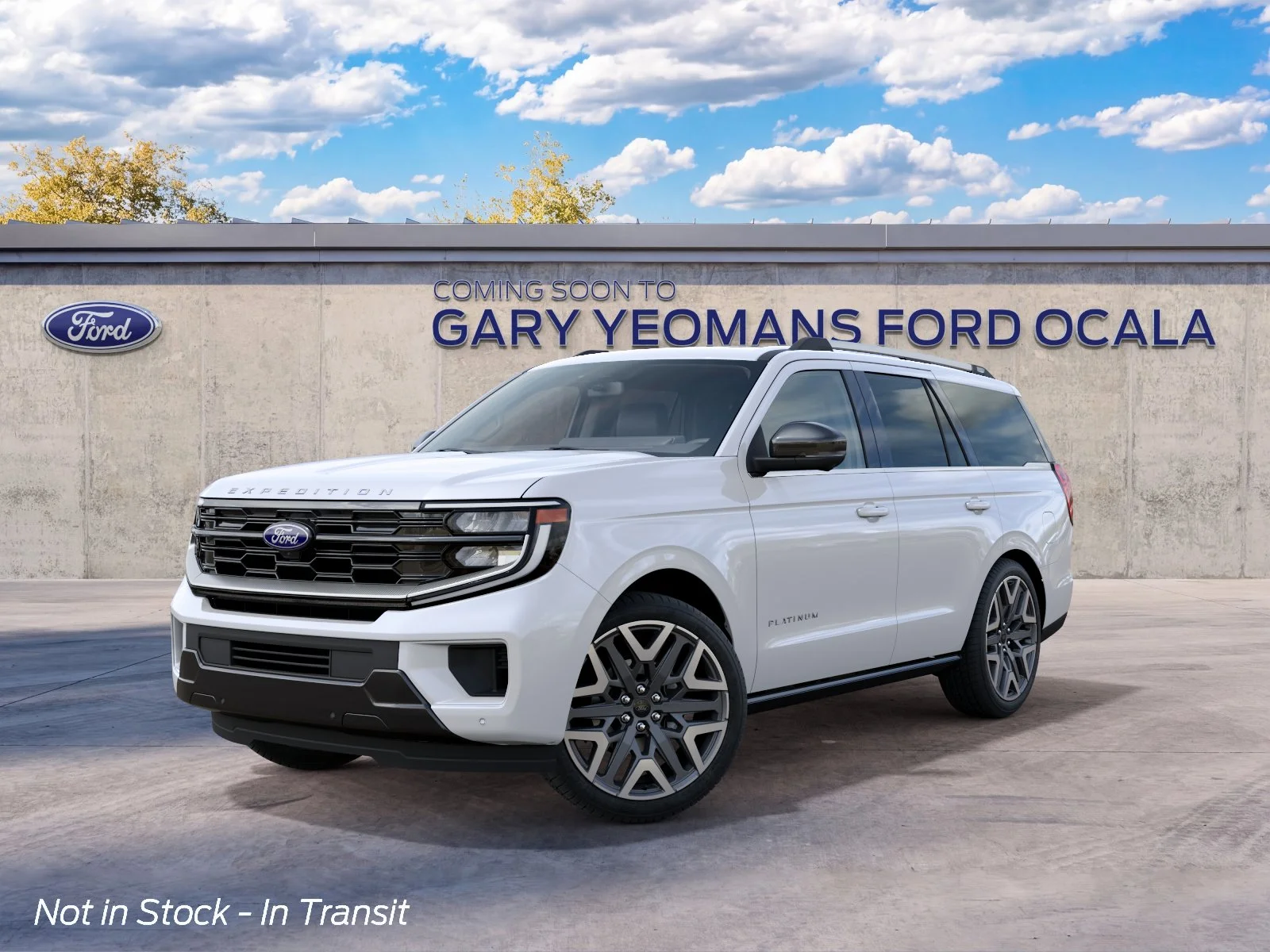New 2027 Star White Metallic Tri-Coat Ford Platinum image 2