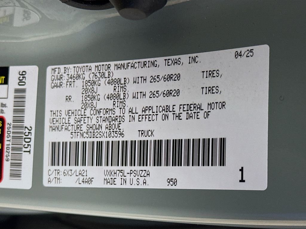 Used 2025 Lunar Rock Toyota Platinum Hybrid image 31