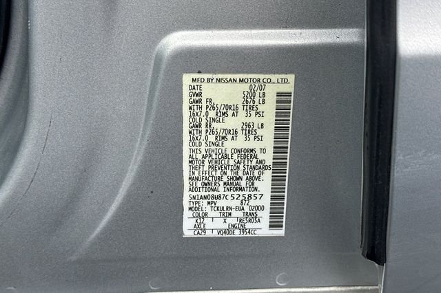 Used 2007 Silver Nissan S image 29