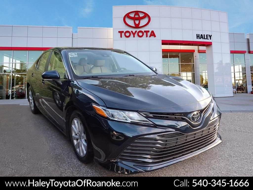 Used 2020 Blue Toyota LE image 1