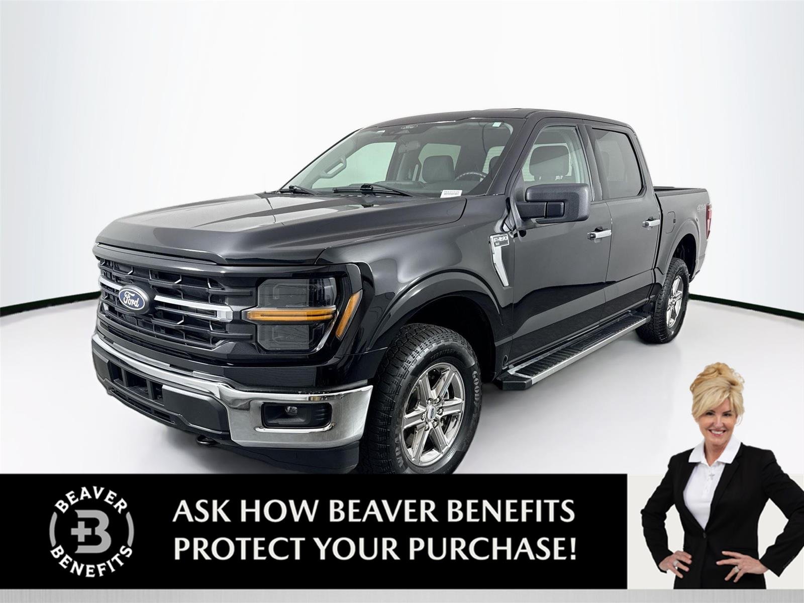 Used 2025 Agate Black Ford XLT image 1