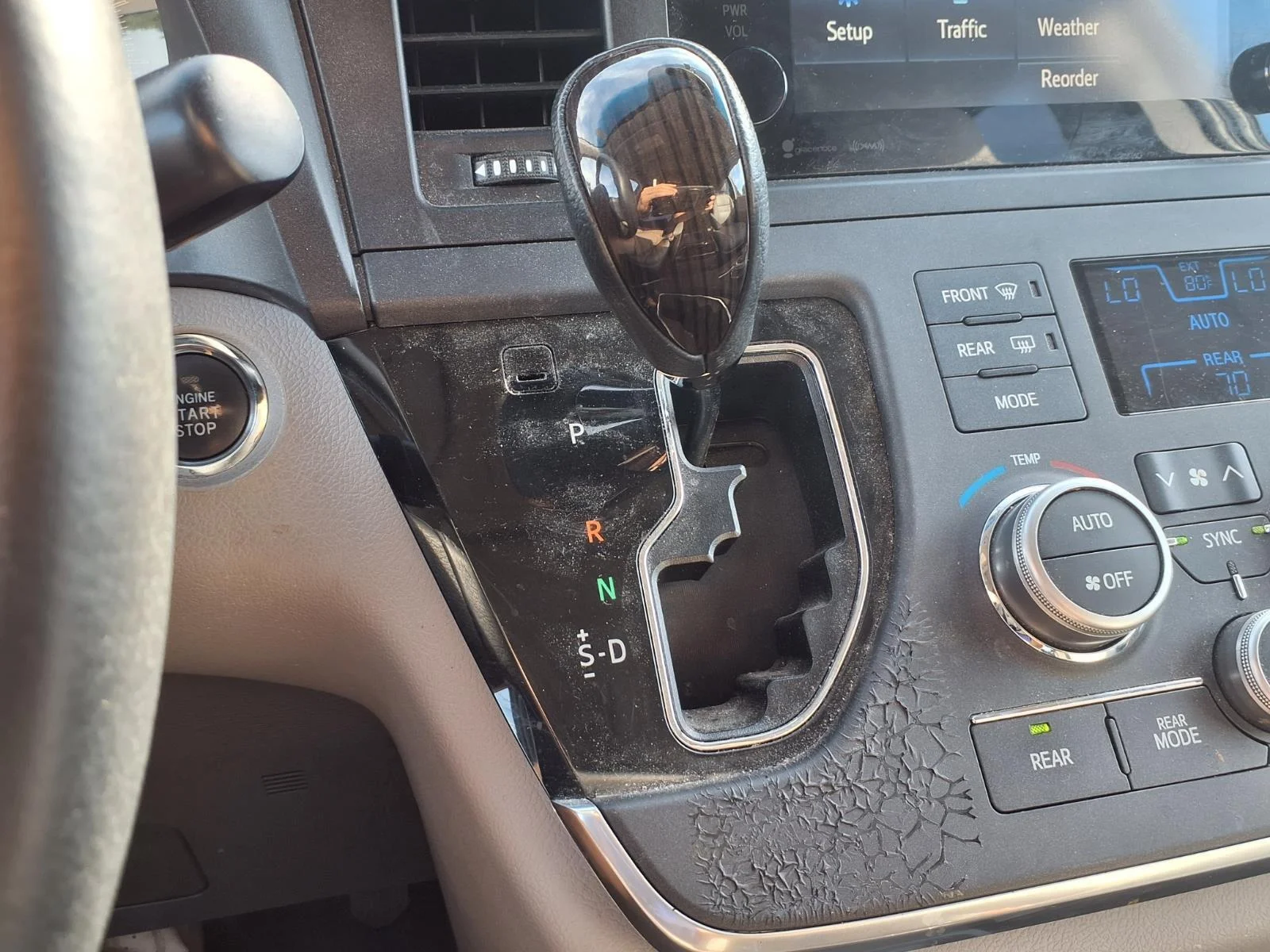 Used 2017 Silver Sky Metallic Toyota XLE 8-Passenger image 11