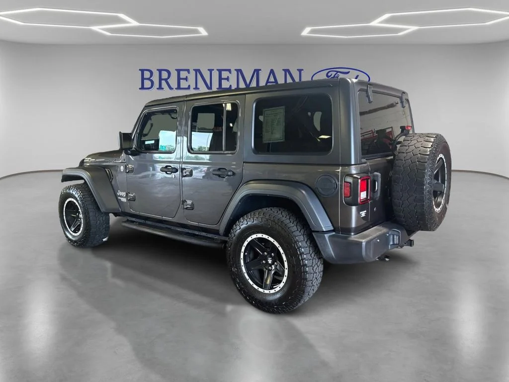 Certified Used 2019 Granite Crystal Clearcoat Metallic Jeep Unlimited Sport S image 8
