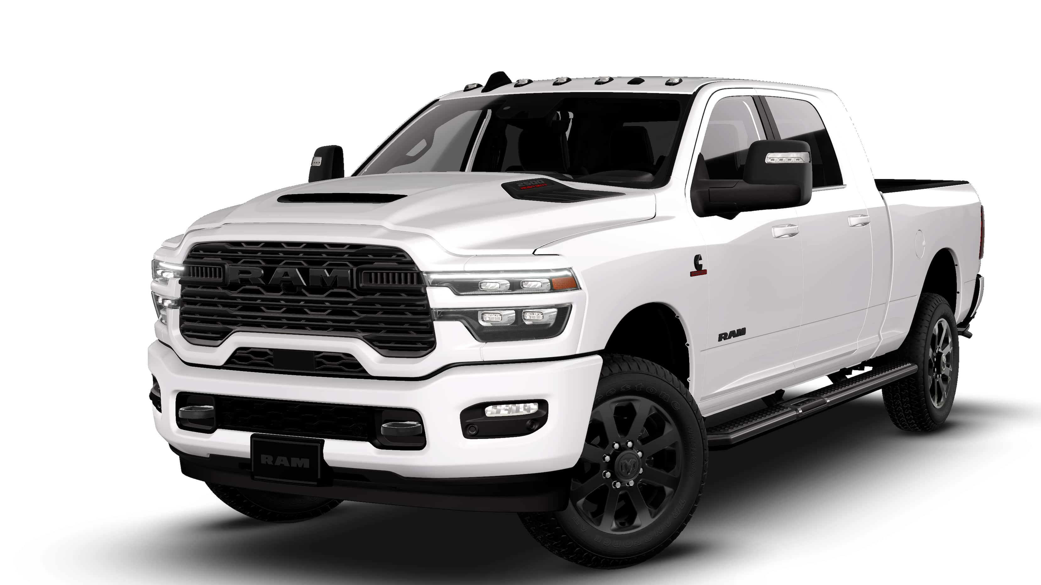 New 2026 Bright White Clear-Coat Exterior Paint RAM LARAMIE image 13