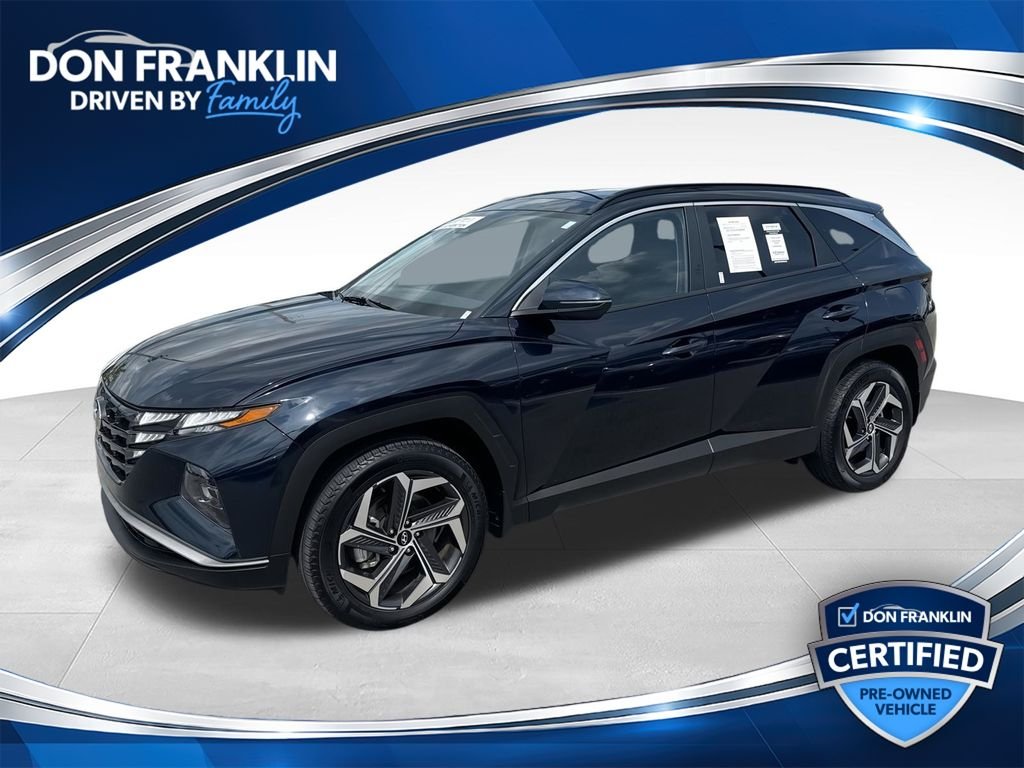 Used 2024 Blue Hyundai SEL Convenience image 1