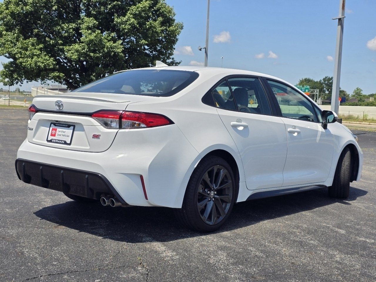 Certified Used 2024 White Toyota SE image 15