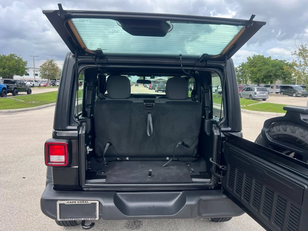 Certified Used 2025 Black Jeep Sport image 14