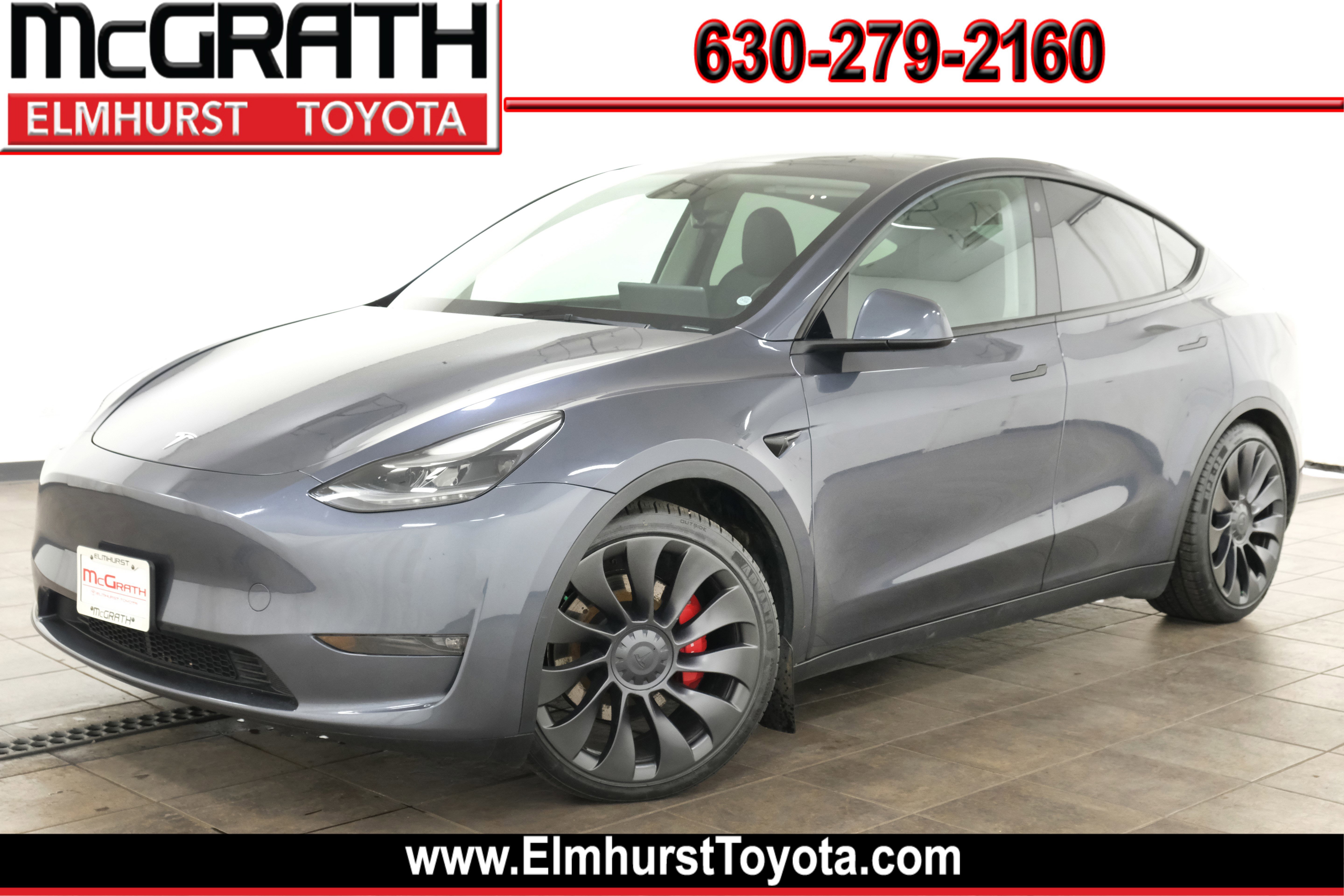 Deep Blue Metallic 2023 Tesla Model Y Performance AWD SUV / Crossover All-Wheel Drive 1-Speed Dual Clutch
