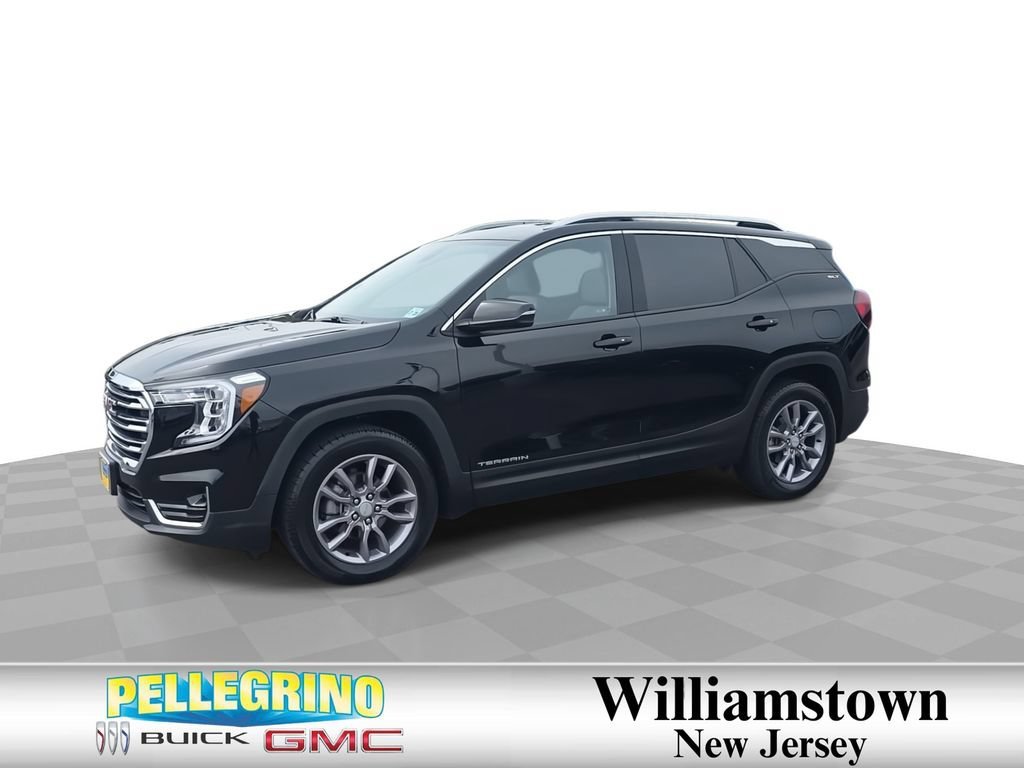 Certified Used 2022 Ebony Twilight Metallic GMC SLT image 4