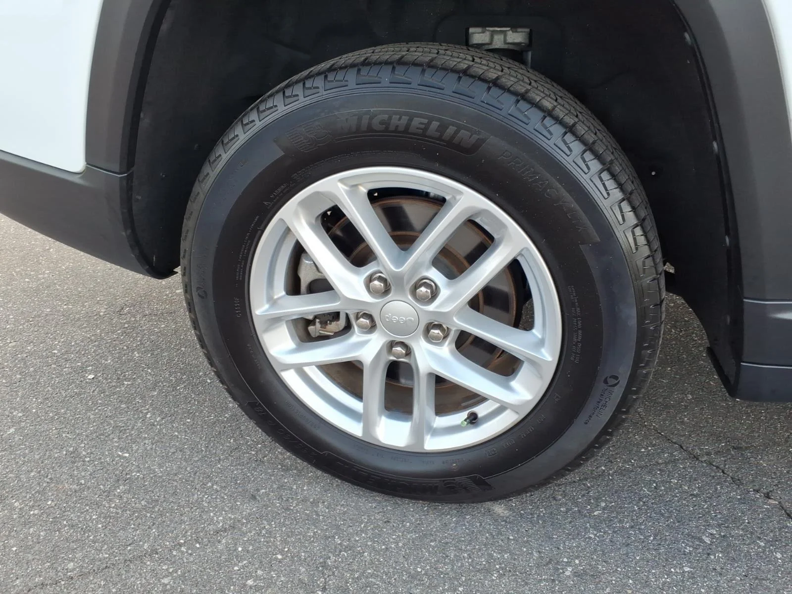 Used 2024 Bright White Clearcoat Jeep Laredo X image 10