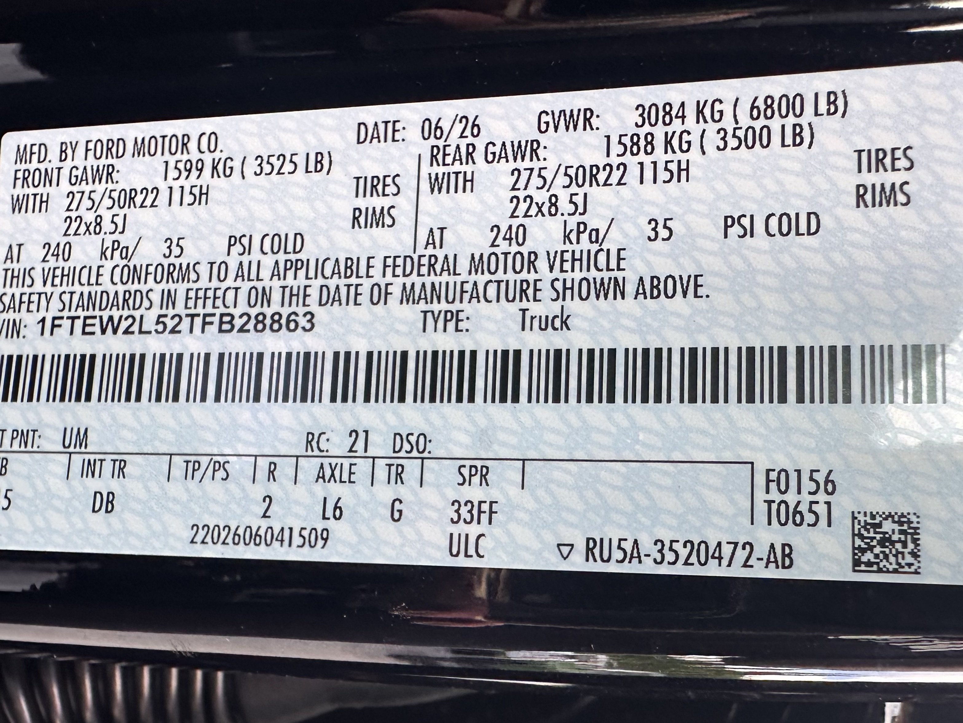 New 2026 Agate Black Metallic Ford STX® image 29