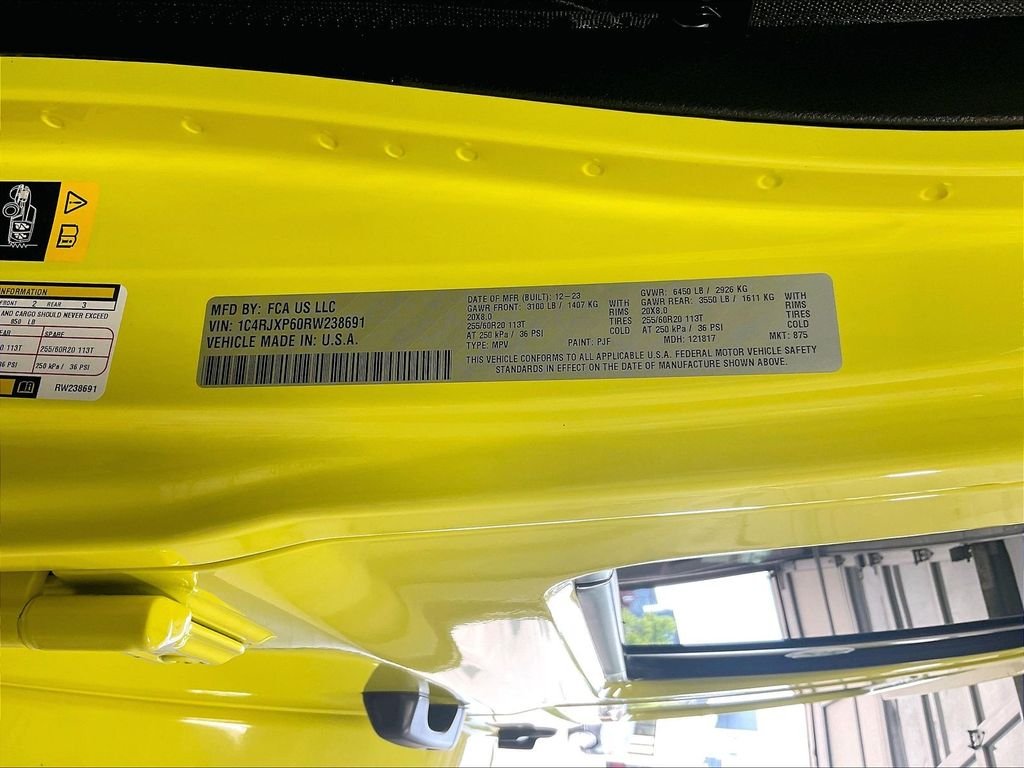 Used 2024 Yellow Jeep Sahara 4xe image 35