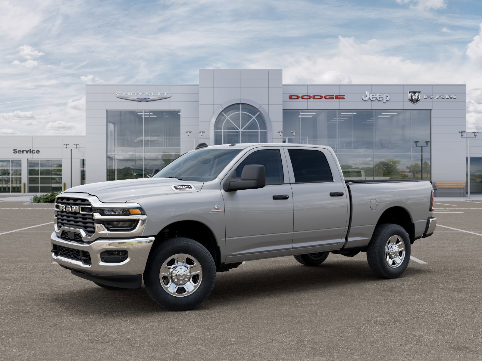New 2026 Silver-Zynith Exterior Paint RAM Tradesman image 2