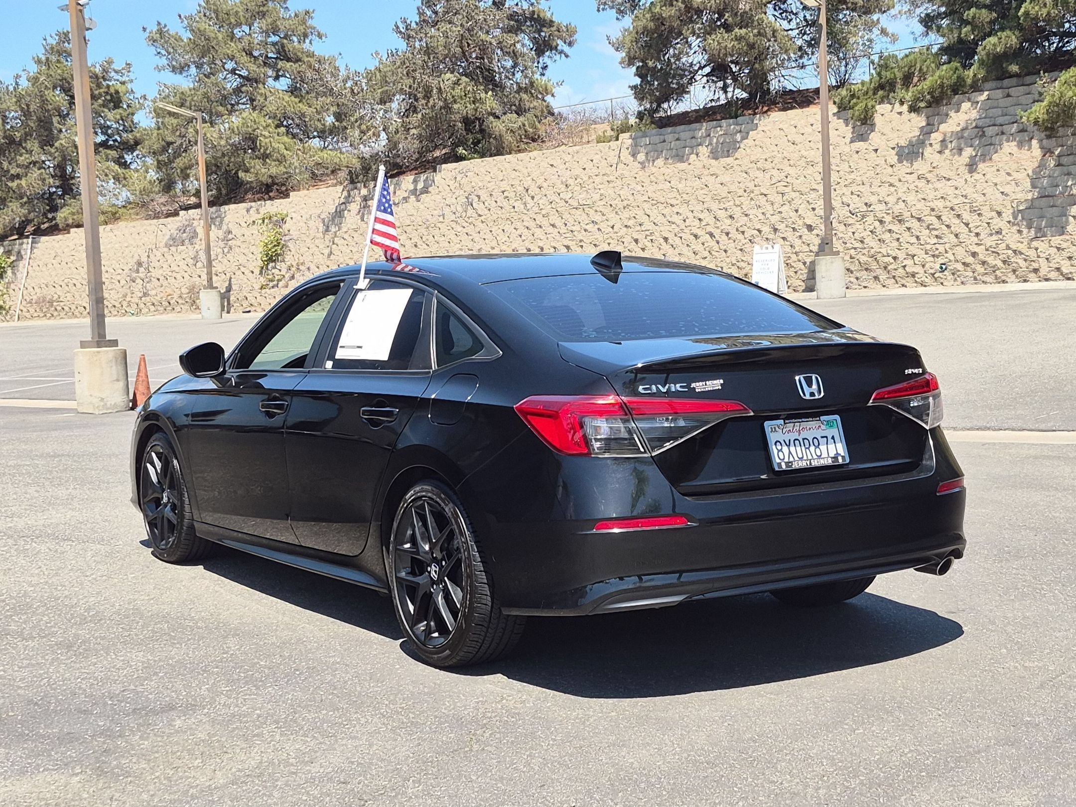 Certified Used 2022 Black Honda Sport image 3
