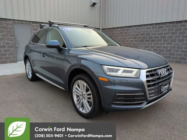 Used 2018 Blue Audi 2.0T Premium Plus image 1